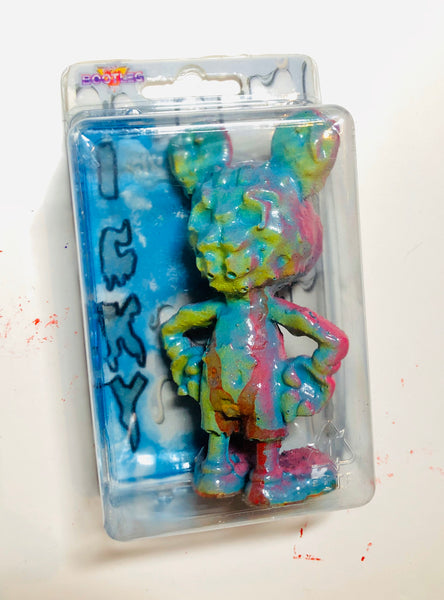ICKY RAT Fink Jankwave X AEQEA Double-Sided Knockoff Bootleg Resin Toy Custom Painted Figure & Cardbacked Clamshell