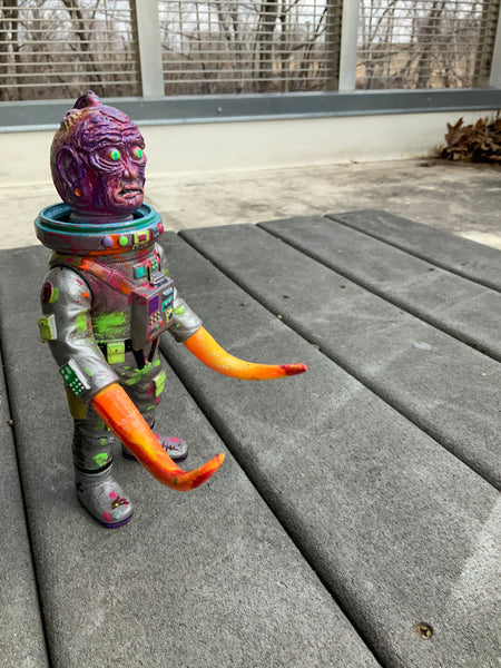 Space Creep Pretender Faux Human Ancient Astronaut Sofubi Mashup AEQEA Custom