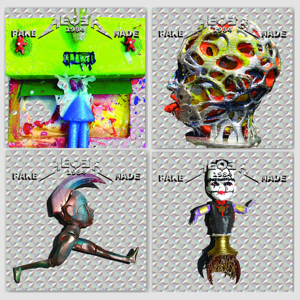 Holographic Universe Sticker Pack of 12 Sticker Art Prints by AEQEA