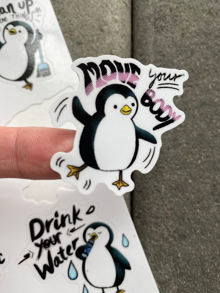 Positive Penguin Sticker Sheet