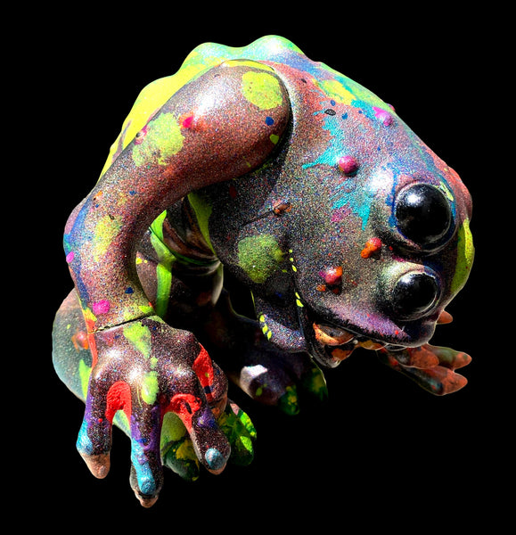Wonderland DARK SIDE Hero Toys RADD Custom Rave Wars Stargate Bouncer Sofubi Painted by AEQEA