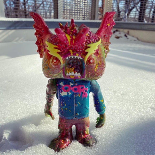 NO RAGRETS La Morrtt Sofubi by Naomi Knaff x Planet X Asia x RealxHead PopSoda customized by AEQEA