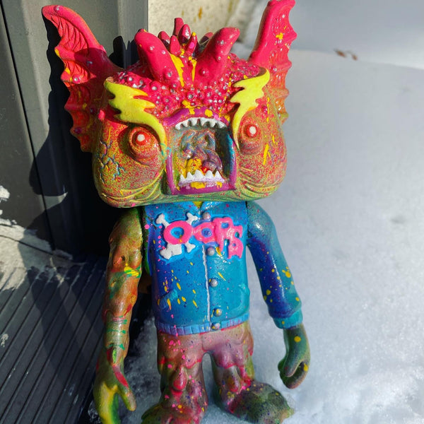 NO RAGRETS La Morrtt Sofubi by Naomi Knaff x Planet X Asia x RealxHead PopSoda customized by AEQEA