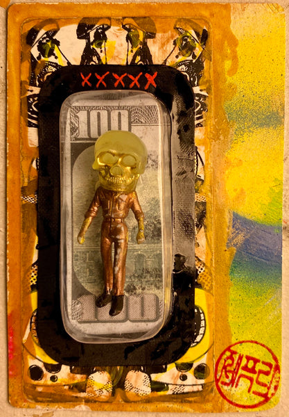 AEQEA Future Selfie Type Shit Right Here Custom Carded Art Toy Mashup