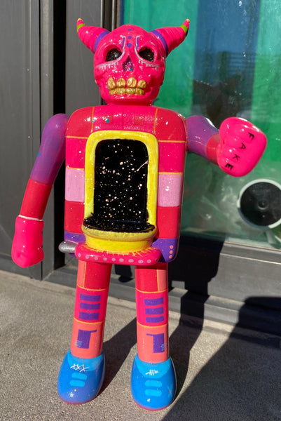 AEQEA "Urinal Lot of Trouble Piss Portal" Benkiman Devil Head Chojin Kinnikuman M.U.S.C.L.E. Sofubi