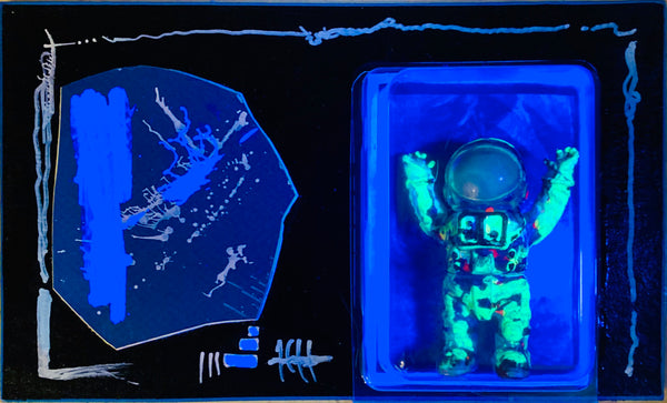 Mad Monk Dead Astronaut Sofubi AEQEA Customized Far Out Man Custom Carded Figure