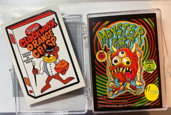 Monster Art Trading Cards Set Limited numbered 41/50