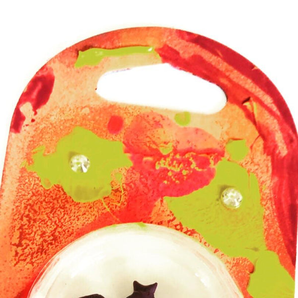 custom designer toy art angel figure with starhead