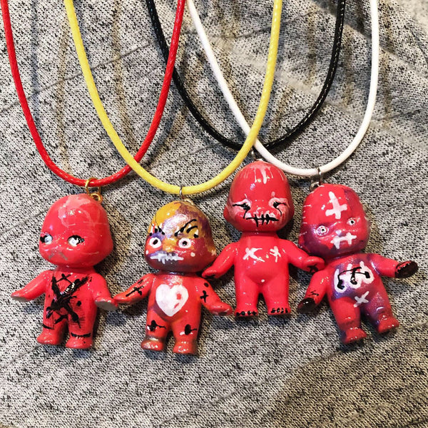 AEQEA Sofubling Custom Kewpie Pendant Sofubi Doll Necklaces