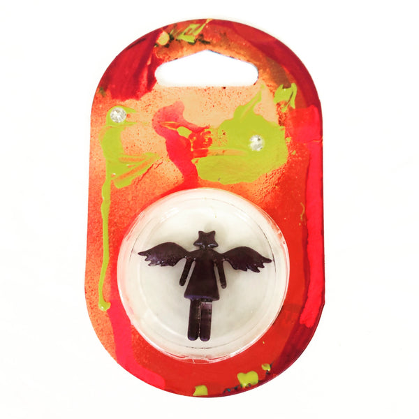 custom designer toy art angel figure with starhead