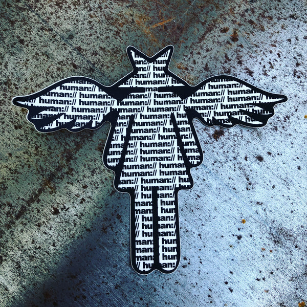 Human Supply Starhead Sticker Exiled Angel Street Art Edition