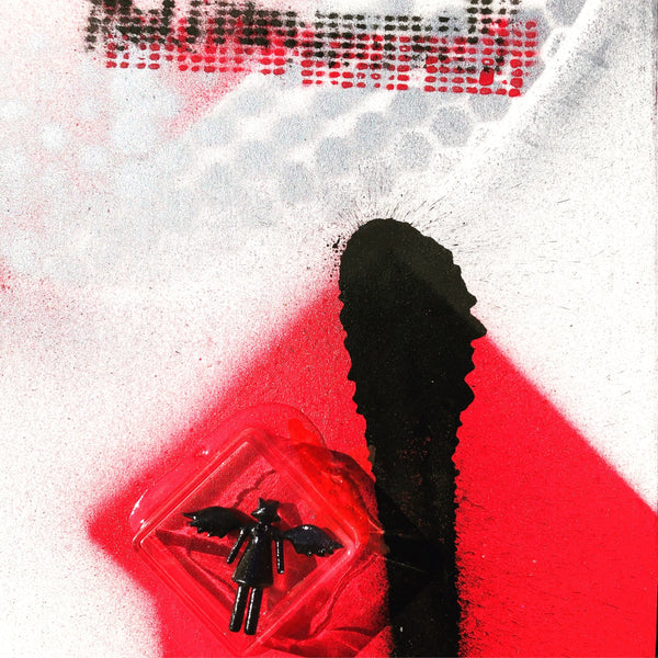 human:// Starhead Descent Edition of 3 custom designer toy figures by AEQEA