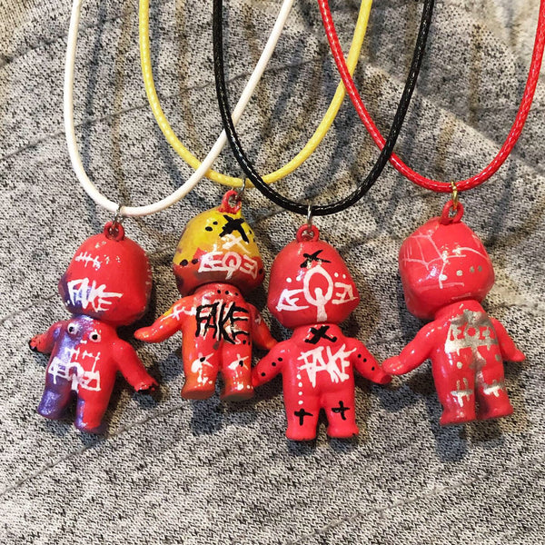 AEQEA Sofubling Custom Kewpie Pendant Sofubi Doll Necklaces