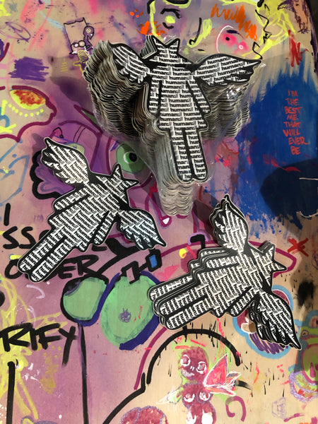 Human Supply Starhead Sticker Exiled Angel Street Art Edition
