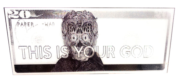 They Live This is Your God Magic Screen Money Magnet Lenticular Flicker Dollar