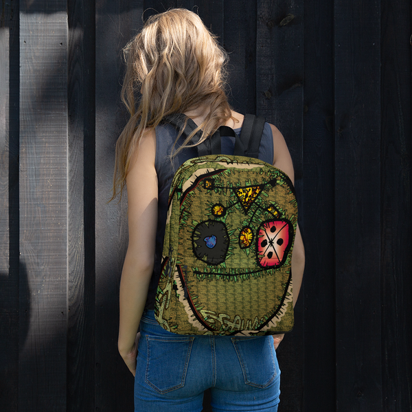 Egauw Temple of Tears Caricature Backpack