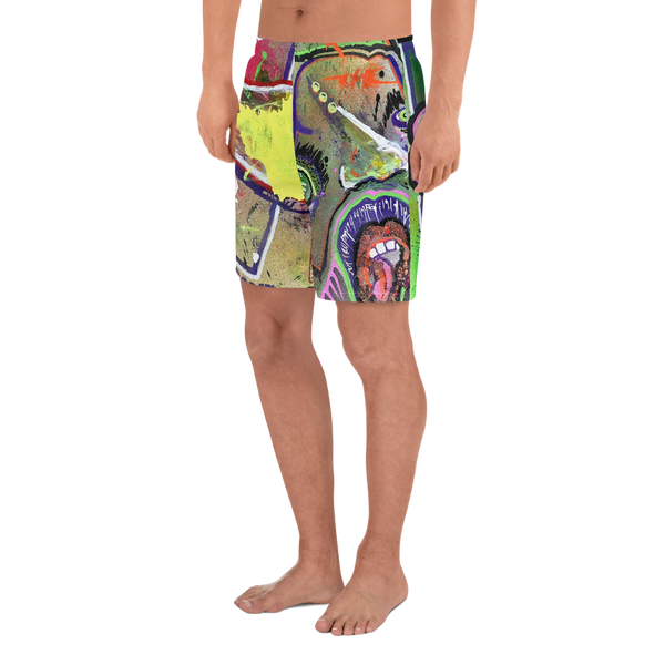 Some Things Left Unsaid Athletic Long Shorts for Mens