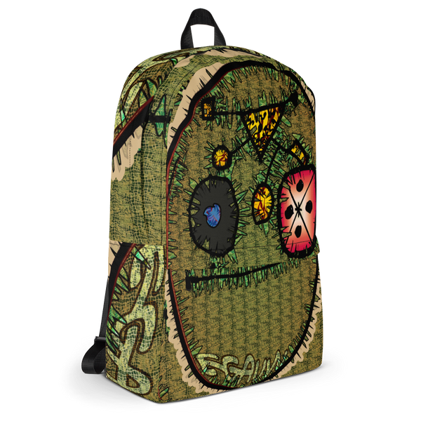 Egauw Temple of Tears Caricature Backpack