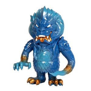 Super7 Mongolion NYCC 2010 Mets Tribute Painted Sofubi L'amour Supreme Designer Black Vinyl Designer Toy