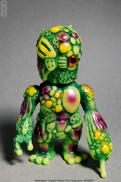 RealxHead Mutant Chaos Sofubi Green Soft Vinyl Toy Tokyo Exclusive