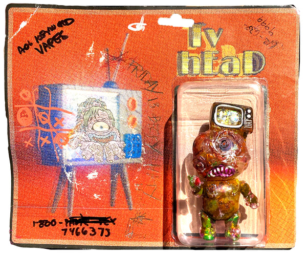 Phobia Toys Binbizii tV hEaD customized by AEQEA w/ unauthorized crappy cardback