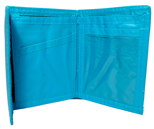 Vintage Bootleg Snoopy Wallet Billfold Blue Knockoff Upside-down Off-Print