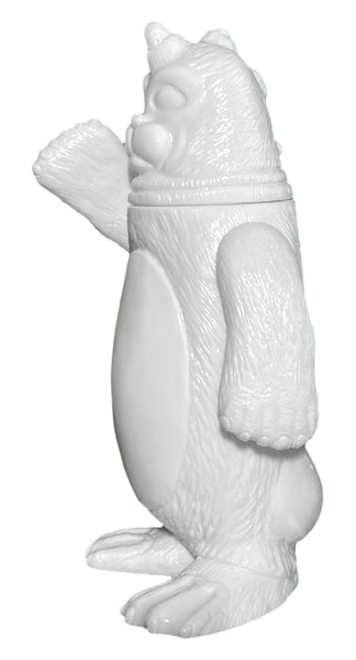 Sealmon Sofubi White Vinyl Blank Unpainted Designer Toy by Montoz Studio Korea