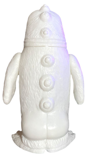 Sealmon Sofubi White Vinyl Blank Unpainted Designer Toy by Montoz Studio Korea