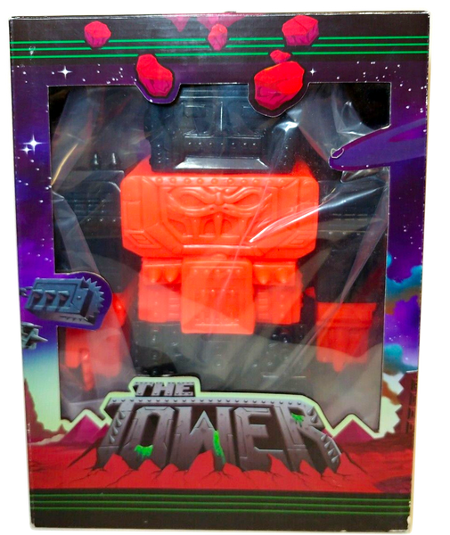 The Tower Sofubi Violence Toy Vinyl Figure Orange Black Blank Unpainted Mixed Parts