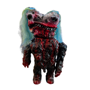 Monstro Primitivo Custom Frank Mysterio Sofubi 1 of 1 Mexafubi Soft Vinyl Art Toy Figure