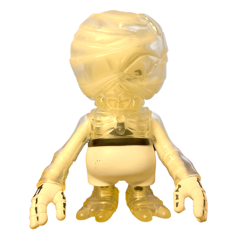 Secret Base Mask Ranger Damage Brain White Mummy Sofubi Soft Vinyl Designer Art Toy Figure