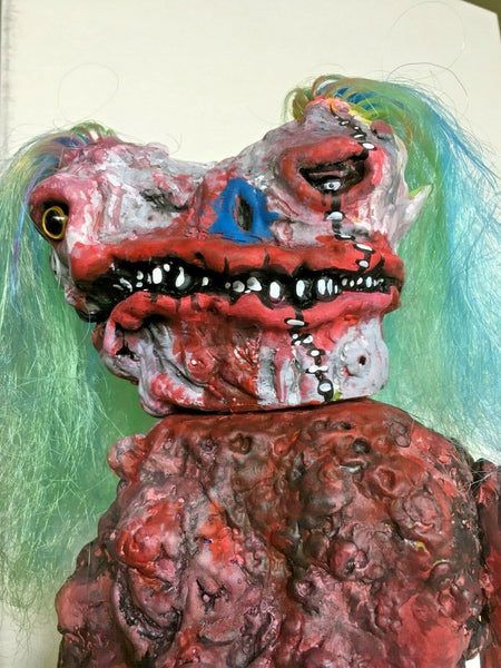 Monstro Primitivo Custom Frank Mysterio Clown Sofubi NYCC 1 of 1 Mexafubi Soft Vinyl Art Toy Figure