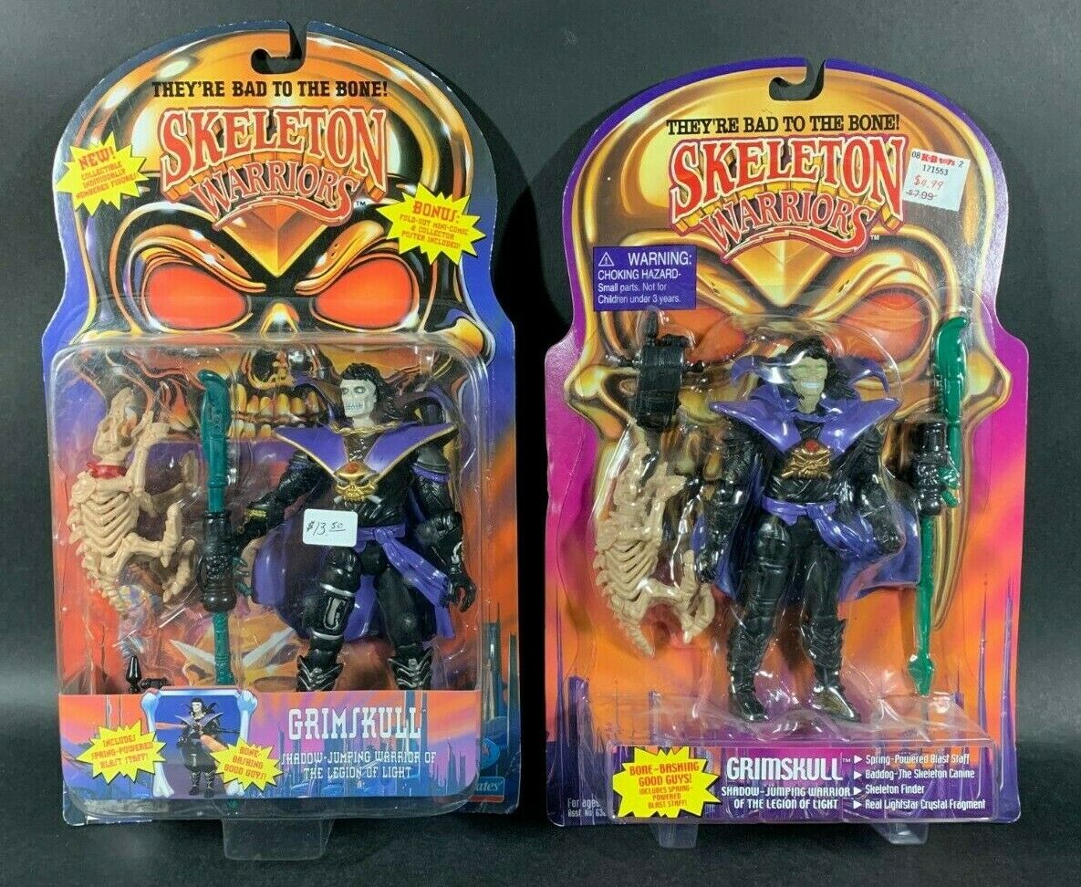 2024 1994 Playmates Skeleton Warriors Grimskull Legion of Light Warrior Figure NEW