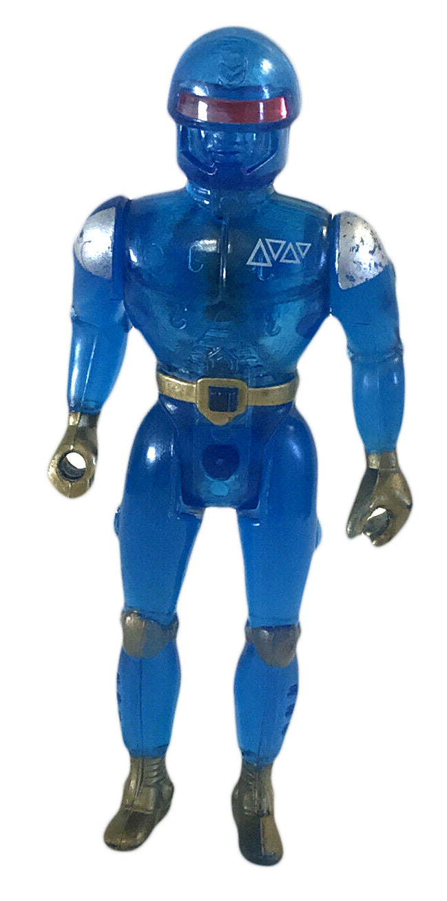 Soma Sonic Ranger Blue Action Figure Robot Retro Bootleg Robocop Knockoff