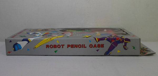 80's Gundam Red Robot Vintage 10'' Pencil Case Box w/ Mechanical Buttons in Package
