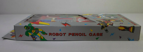 80's Gundam Red Robot Vintage 10'' Pencil Case Box w/ Mechanical Buttons in Package