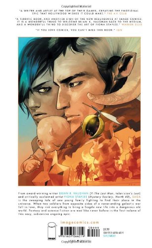 Saga, Vol. 1 - Saga Comic Series Graphic Novel Fiona Staples/Brian K. Vaughan