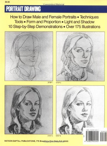 Portrait Drawing: A Step-By-Step Art Instruction Book by Wendon Blake (Artist's Painting Library)