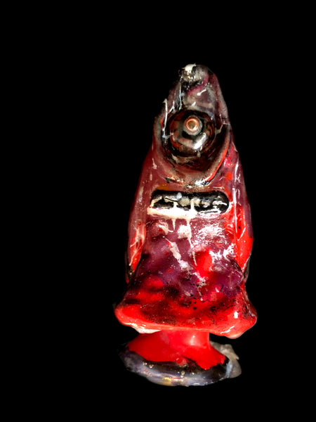 Yo Waddup It's YERBOI Dantes Peaking Resin Art Toy One-Off Custom Figure by AEQEA