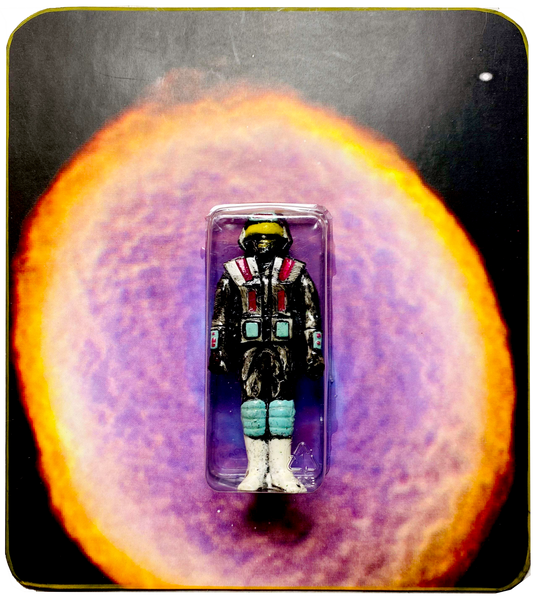 AEQEA Cosmic Gregg Goes to Singularity Space Rave Custom Carded Bootleg Resin Art Toy