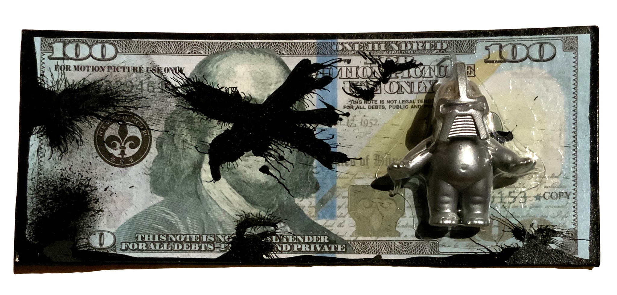 AEQEA Cylon Century Cash Commemorative Fake Made Movie Money Bootleg Toy Art