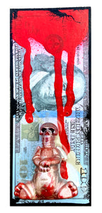 AEQEA Denomination Dragon Tender Blood Money Fake 100 Dollar Bill Bootleg Resin Toy Art
