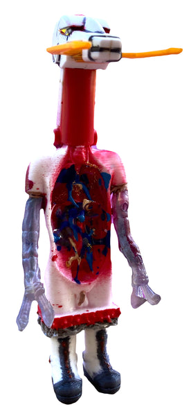 AEQEA "Unnamed NPC existing before humans creating humanity still hidden among us." Figure Mashup Kitbash Art Toy