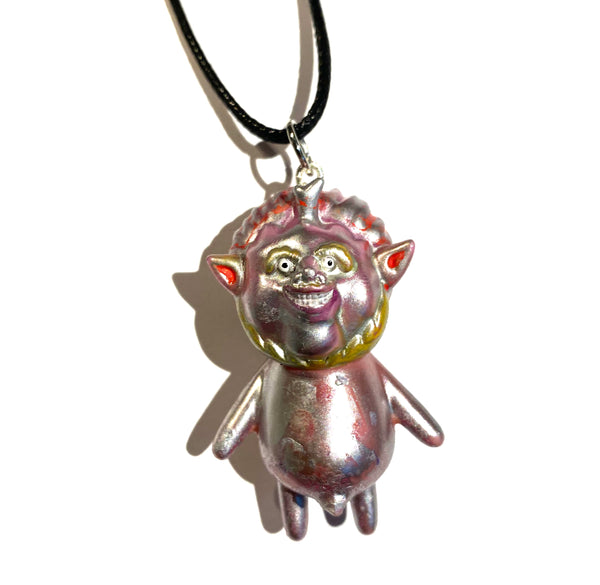 Puny Wiener Big Dreamer VAG AEQEA customized mashup pendant DreamRocket x ETO art toy necklace