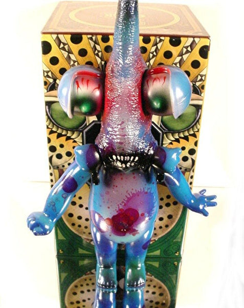 Grody Shogun x Dskione Alien Speyes Sofubi Custom Soft Vinyl Figure Kaiju Sofvi Japan