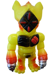RealxHead Jinja-R Sofubi Yellow Mutant Zone Series 2 Painted Soft Vinyl Designer Toy Figure