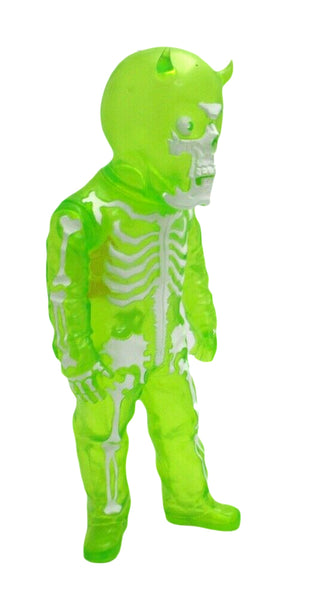 Balzac Skullman Sofubi Terrifying! Art oF Dying Green Soft Vinyl Designer Toy Figure