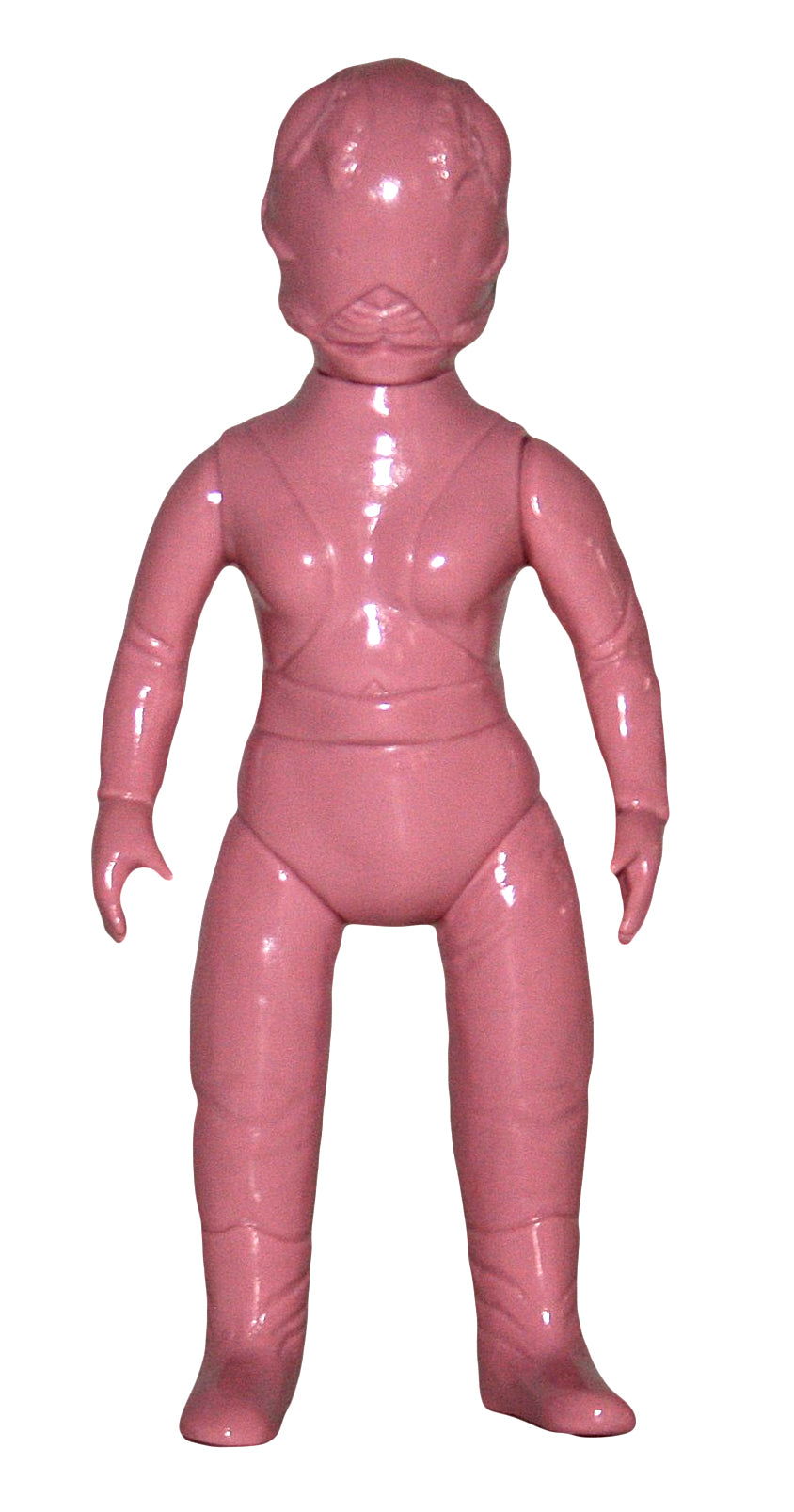Bear Model Alien Pitt Sofubi Pink Unpainted Ultra Seven Seijin Blank Soft Vinyl Figure