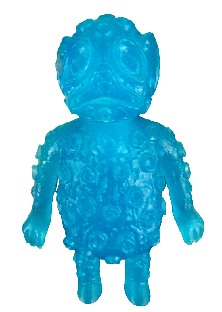 Blurble One Ooze-It Oozy Blank Blue GID Resin Figure DuBose Art Glow in the Dark Unpainted Alien Monster