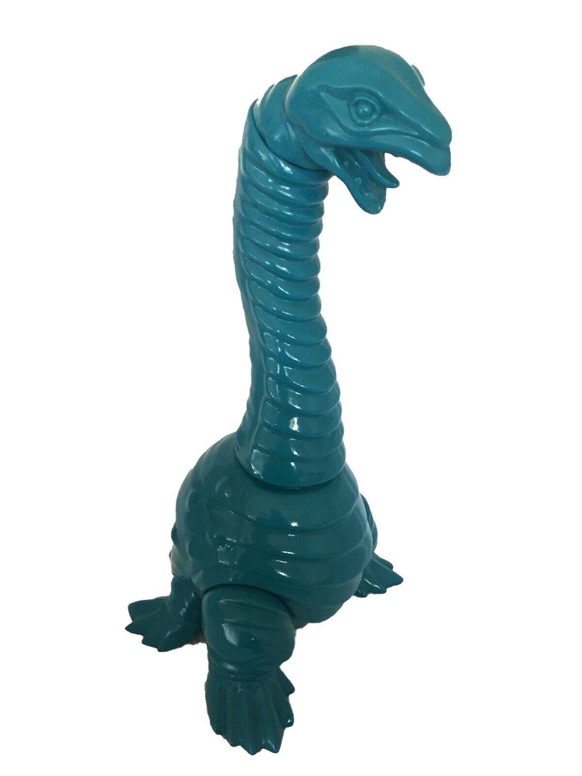 Cojica Toys Necklong Sofubi Dino Kaiju Unpainted Blank Turquoise
